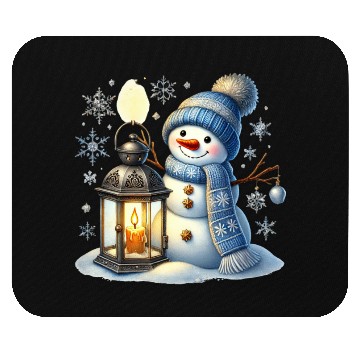 Discover Snowman Christmas, Merry Christmas, Snowman Winter Mouse Pads