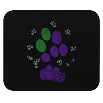 Discover AroAce Cat Paw Prints Mouse Pads