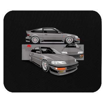Discover 90s JDM CR Hatch Car Graphic Mouse Pads