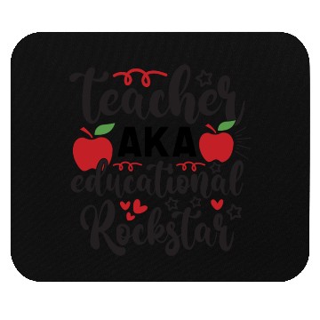 Discover Teacher AKA education rockstar Mouse Pads