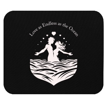 Discover Love as Endless as the Ocean Mouse Pads