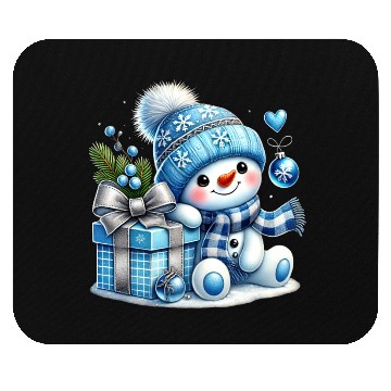 Discover Snowman Christmas, Cute Christmas Mouse Pads
