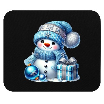 Discover Snowman Christmas, Cute Christmas Mouse Pads