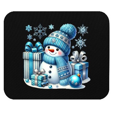 Discover Snowman Christmas, Cute Christmas Mouse Pads