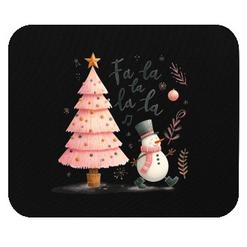 Discover Fa La La La La, Merry Christmas Mouse Pads