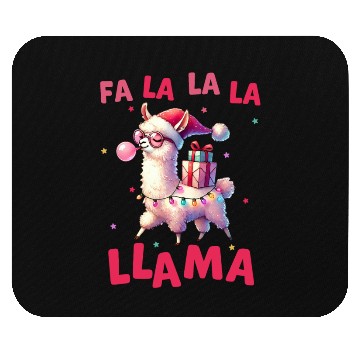 Discover Fa La La La Llama, Merry Christmas Mouse Pads