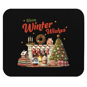 Discover Warm Winter Wishes Mouse Pads