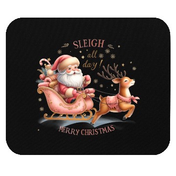 Discover Sleigh All Day, Merry Christmas Mouse Pads