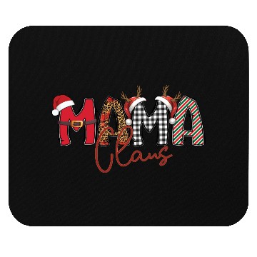 Discover Mama Clus Hat, Merry Christmas Mouse Pads