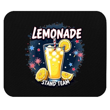Discover Lemonade stand team Mouse Pads