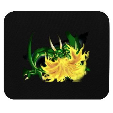 Discover Green Dragon Mouse Pads