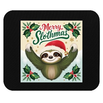 Discover Merry Sloath christmas Mouse Pads