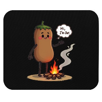 Discover Chestnuts Roasting Christmas Cartoon Mouse Pads