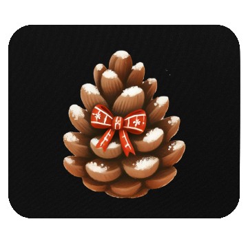 Discover Christmas Coquette Bow, Cute Christmas Mouse Pads