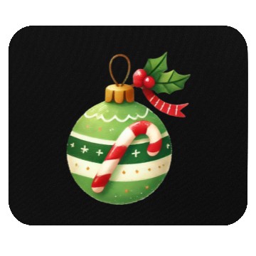 Discover Merry Christmas, Christmas Coquette Bow Mouse Pads