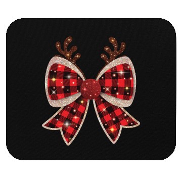 Discover Christmas Coquette Bow, Merry Christmas Mouse Pads