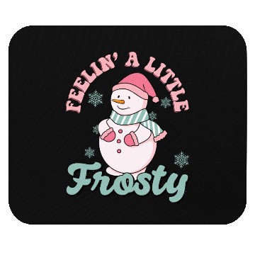 Discover Snowman Christmas, Christmas Retro Mouse Pads