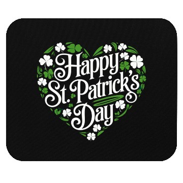 Discover Happy St Patrick's Day Mouse Pads
