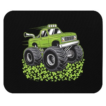 Discover Boys St Patricks Day Toddler Lucky Monster Truck Mouse Pads