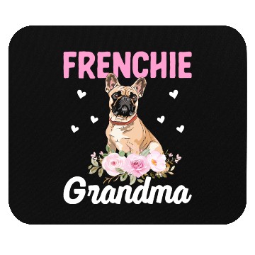 Discover Bulldog Lover French Bulldogs Grandma Frenchie Gra Mouse Pads