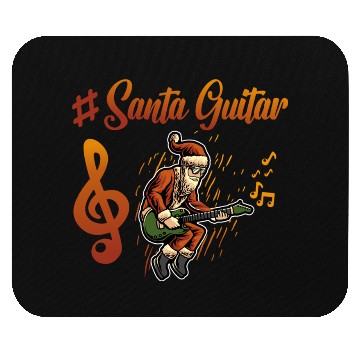 Discover Santa Guitar Mouse Pads