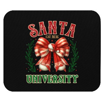 Discover Santa University Christmas, Merry Christmas Mouse Pads