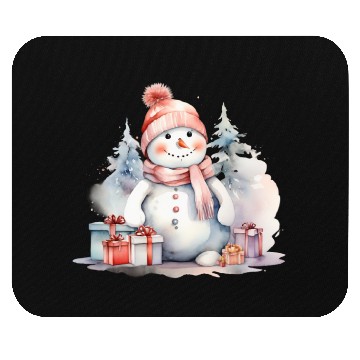 Discover Snowman Christmas, Merry Christmas Mouse Pads