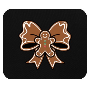 Discover Christmas Coquette bow Mouse Pads