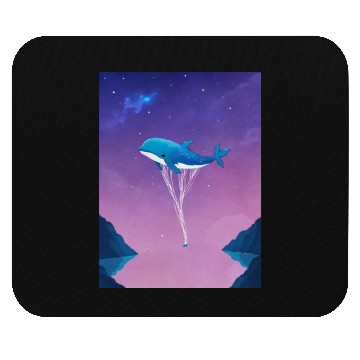 Discover Whale's Dance in the Galaxy Mouse Pads