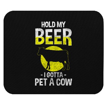 Discover Cows Bell Farmer Mouse Pads