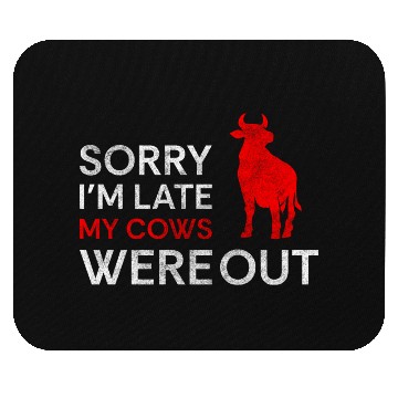 Discover Cows Stable Sweet Grazing Animal Mouse Pads