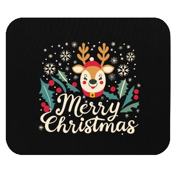 Discover Christmas Reindeer Mouse Pads