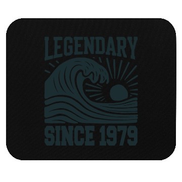 Discover Legendary Since 1979 Birthday Vibes Mouse Pads
