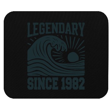 Discover Legendary Since 1982 Birthday Vibes Mouse Pads