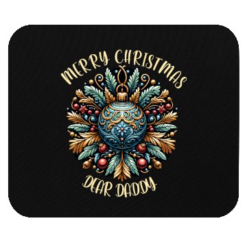 Discover Merry Christmas dear Daddy last minute gift Mouse Pads