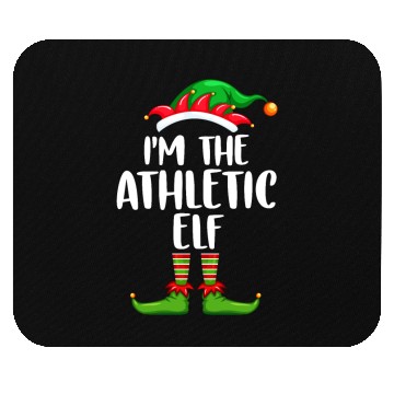 Discover I'm The Athletic Elf Mouse Pads Matching Family