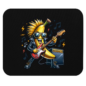 Discover Rockin’ Banana Guitar Cool Vibes Mouse Pads