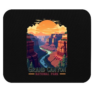 Discover Majestic Grand Canyon: Nature's Masterpiece Mouse Pads