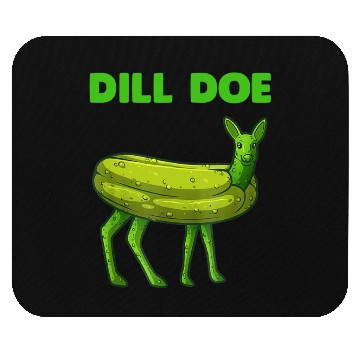 Discover Dill Pickle Funny Graphic Mouse Pads