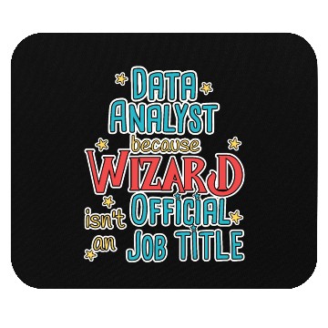 Discover Data Analyst Wizard Data Science Mouse Pads