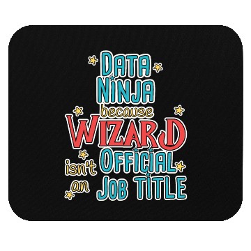 Discover Data Ninja Wizard Data Science Mouse Pads