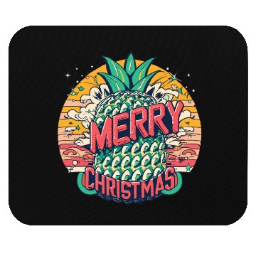 Discover Pineapple Christmas Mouse Pads