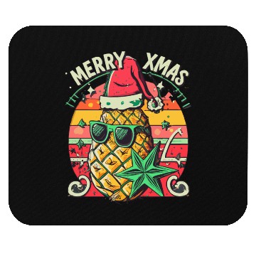 Discover Pineapple Christmas Mouse Pads