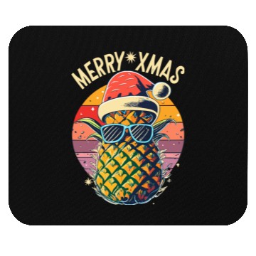 Discover Pineapple Christmas Mouse Pads