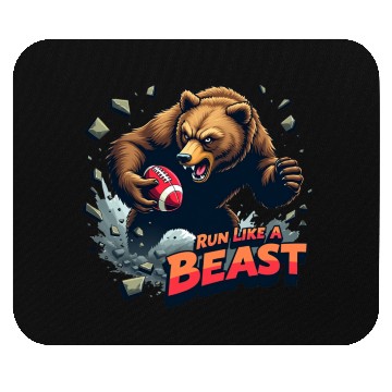 Discover Angry runs: Run like a Bear Mouse Pads