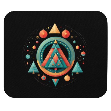 Discover Winter Geometric Harmony Pattern 3 Mouse Pads