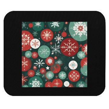 Discover Winter Geometric Harmony Pattern 1 Mouse Pads