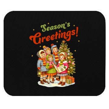 Discover Seasons Greetings Mouse Pads