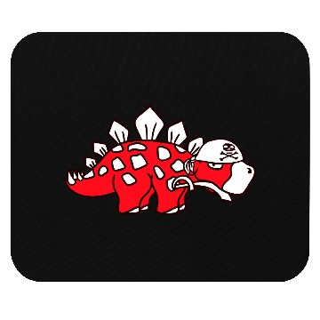 Discover Stegosaurus Dinosaur Sabre Pirate Captain Dino Fun Mouse Pads