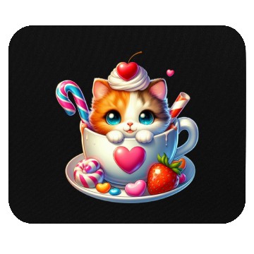 Discover Valentines Day, Valentine Retro Mouse Pads
